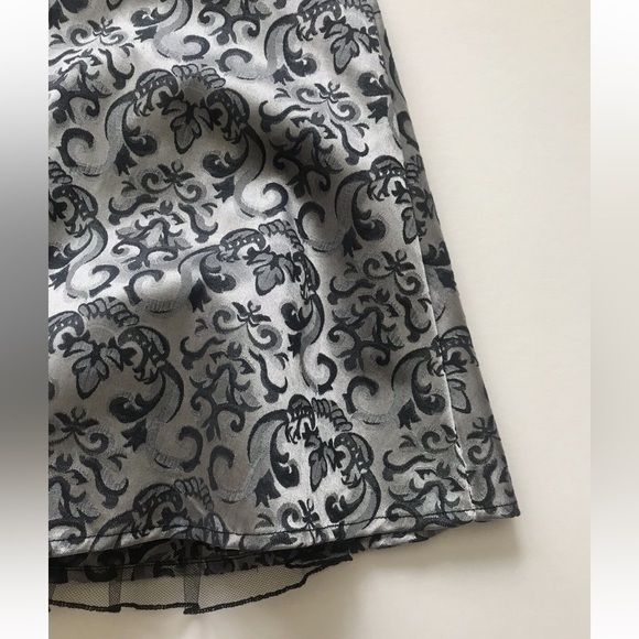 Silver & Black 00s Speechless Mini Formal Dress - Picture 8 of 10